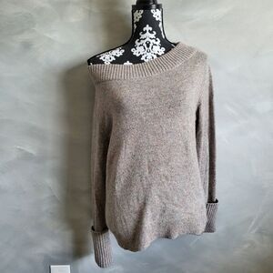 Club Monaco Italian Yarn Wide Neck Mohair Wool Blend XS